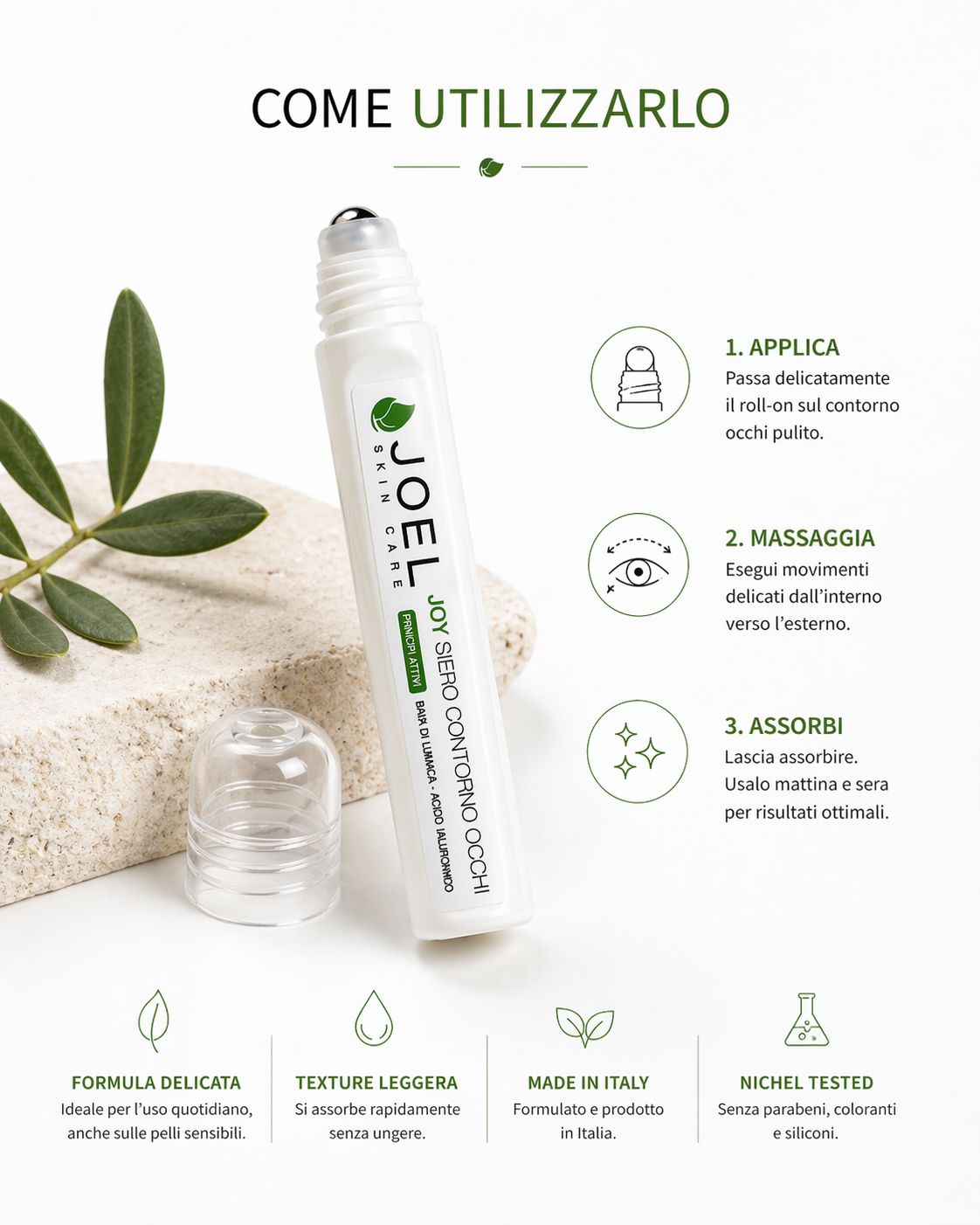 SIERO CONTORNO OCCHI ROLL-ON JOY