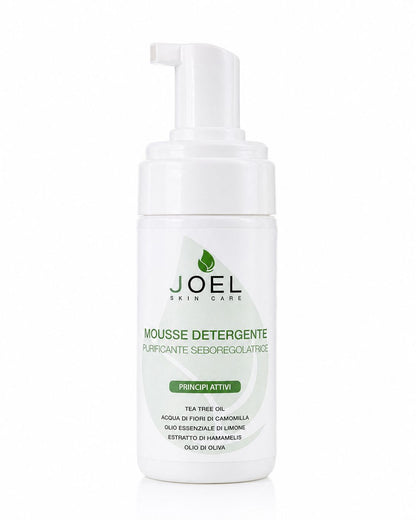 Mousse detergente viso purificante e delicata