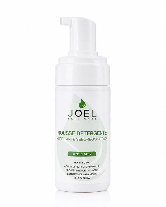 Mousse detergente viso purificante e delicata