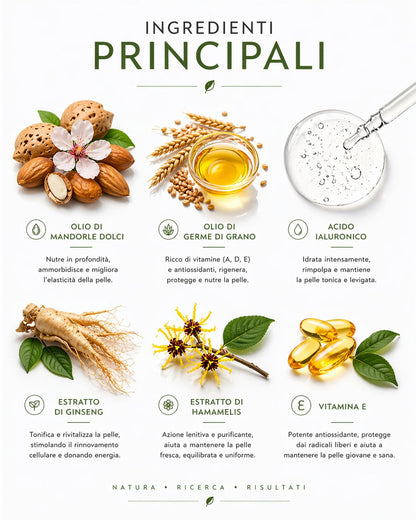 Crema viso multivitaminica GRACE - Idratante e Illuminante